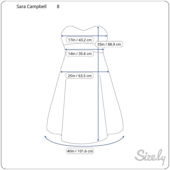 Sara Campbell Sleeveless Floral Fit & Flare Dress Women's Sz 8 - Picture 11 of 11